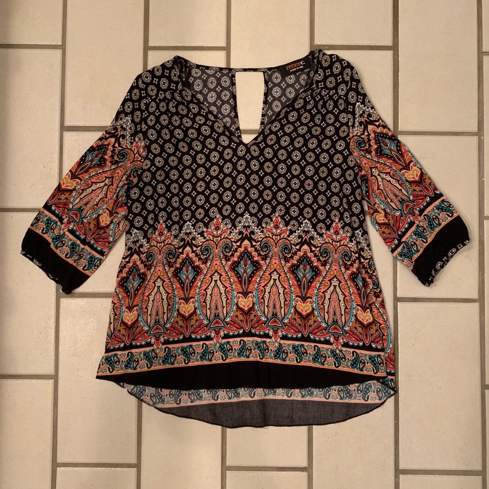 Tribal Print Blouse